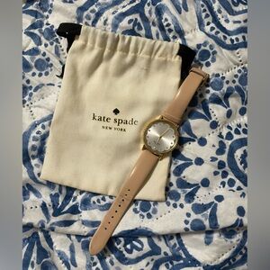 Kate Spade Gold and Tan Watch